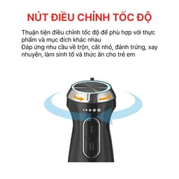 Thumbnail Máy Xay Cầm Tay 4 In 1 Đa Năng 1000W HAPPYCOOK, Máy Làm Sinh Tố, Đánh Kem, Đánh Trứng 4