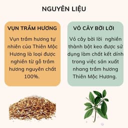 Thumbnail Nụ trầm hương THIÊN MỘC HƯƠNG nhang trầm tự nhiên sạch, nguyên chất hộp 10 nụ 2
