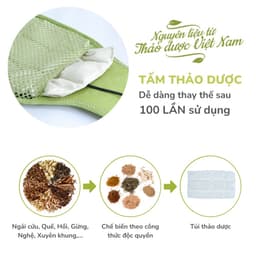 Thumbnail Tấm Thảo Dược Thay Thế Gối Chườm Làm Nóng Bằng Điện Hapaku 1
