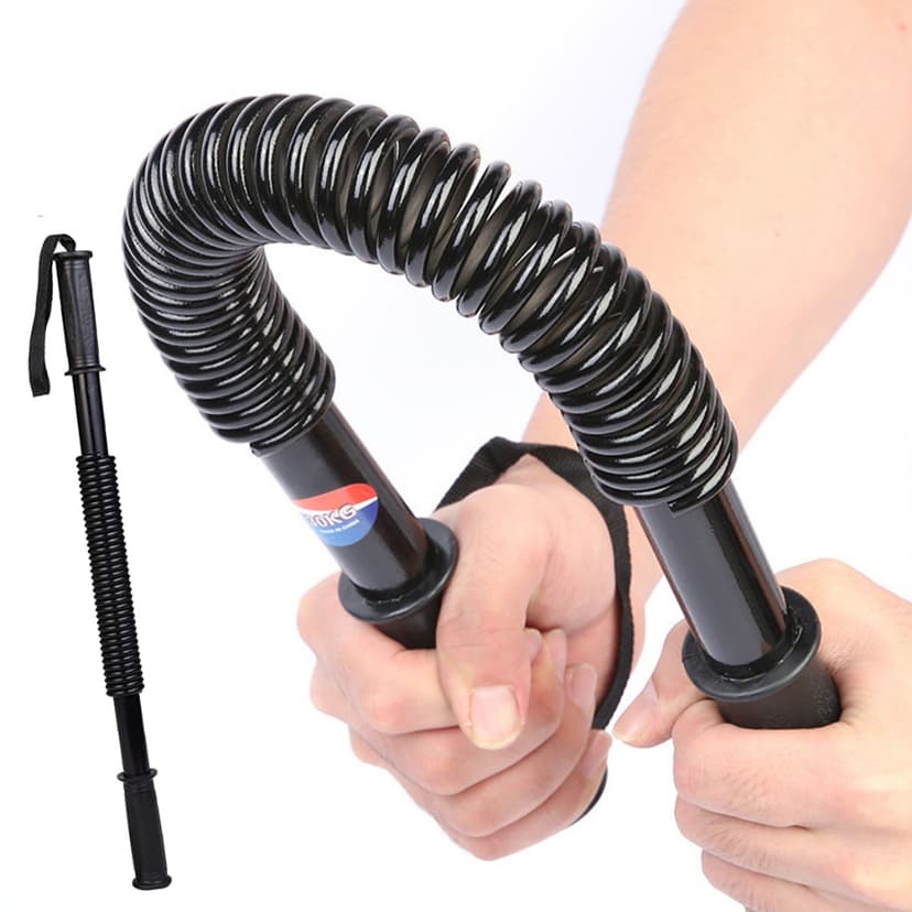 Ảnh COMBO Gậy Bẻ Lò Xo 20kg + Kìm Bóp Tay Đếm Số + Dây Nhảy Lõi Thép, Thanh Lò Xo 20kg Kháng Lực Chính Hãng Amalife 3