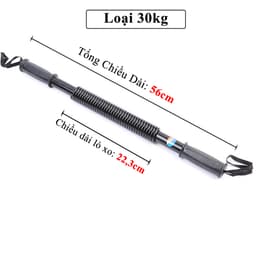 Thumbnail Combo Gậy Bẻ Lò Xo 30kg + Kìm Bóp Tay Đếm Số + Dây Nhảy Lõi Thép, Thanh Lò Xo 30kg Kháng Lực Chính Hãng Amalife 1