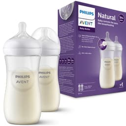 Thumbnail Philips Avent Hộp 2 Bình sữa mô phỏng tự nhiên 330ml mới (núm ty phản ứng tự nhiên) SCY906/02 3