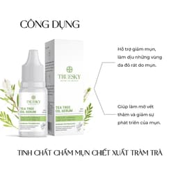 Thumbnail Tinh chất chấm mụn Truesky Tea Tree Oil chiết xuất tràm trà 10ml 3