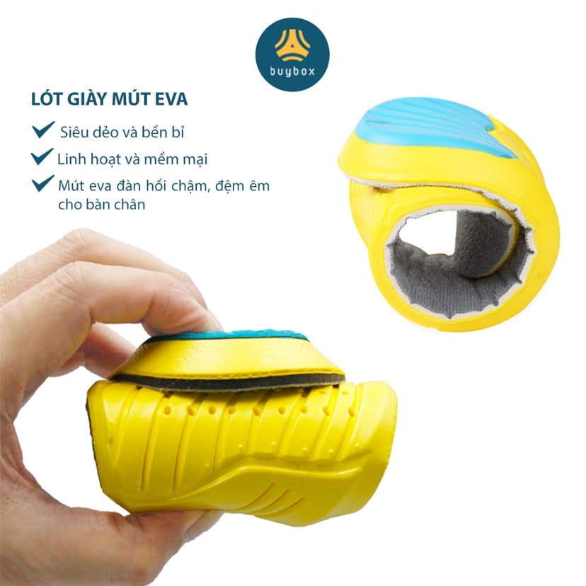Ảnh Lót giày thể thao EVA biết thở và có gel chống thốn gót buybox BBPK26 2