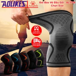 Thumbnail Bó Gối Đai Bảo Vệ Đầu Gối, Khớp Gối Đàn Hồi Đa Chiều Thể Dục, Chạy Bộ, Đạp Xe, Bóng Đá  AL7718 Chính Hãng Aolikes 1