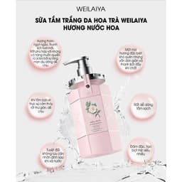 Thumbnail Sữa Tắm Nước Hoa Weilaiya Chính Hãng 450ml Hương Thơm Quyến Rũ Sang Trọng 4