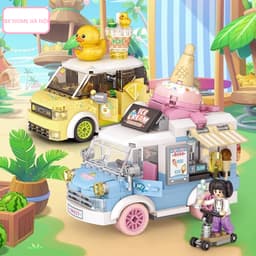 Thumbnail Bộ lắp ráp building blocks LOZ mini mô hình xe ngộ nghĩnh 3