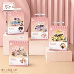 Thumbnail Bộ lắp ráp building blocks LOZ mini mô hình xe ngộ nghĩnh 2