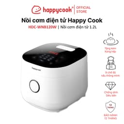 Thumbnail Nồi cơm điện tử 1.2L HAPPYCOOK, HDC-WNB120W 1