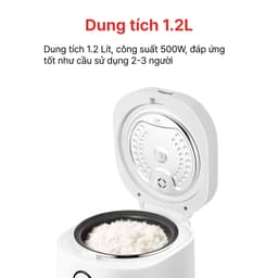 Thumbnail Nồi cơm điện tử 1.2L HAPPYCOOK, HDC-WNB120W 2
