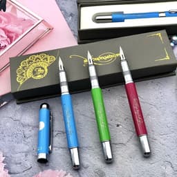 Thumbnail Bút mài thầy ánh SH040 luyện chữ đẹp cho học sinh đi thi, ống bơm mực dạng xoáy tiện lợi  - Nhà Sách Tâm An 2