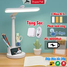 Thumbnail Đèn học chống cận, Sipanic để bàn tích điện cảm ứng 3 chế độ ánh sáng bảo vệ mắt 1