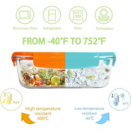 Thumbnail hộp cơm thủy tinh chia ngăn tiện ích khi mang cơm tới văn phòng du lịch giã ngoại YEAHCOOK 4