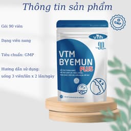 Thumbnail Viên uống VTM Byemun Plus hỗ trợ giảm mụn, thanh nhiệt cơ thể - Túi 90 viên 2