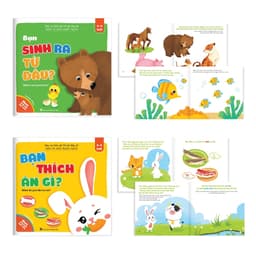 Thumbnail Sách - Bộ Ehon Cùng con khám phá thế giới động vật - song ngữ Việt Anh 1