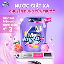 Thumbnail Combo Túi Nước Giặt Xả MaxKleen chuyên dụng Cửa trước 3.6kg + Túi Viên Giặt Xả (34 viên) 3