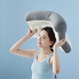 Thumbnail Ruột gối matxa chống ngáy Lidaco chống đau mỏi vai gáy thiết kế chuyên biệt nâng đỡ cổ 3