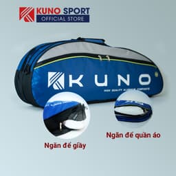 Thumbnail Túi Đựng Vợt Cầu Lông Tennis KUNO Loại 3 Ngăn Cao Cấp Chống Nước Siêu Bền 2