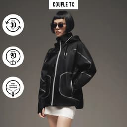 Thumbnail Áo Khoác Công Nghệ Nữ Couple TX X-Jacket Version 4 WOP 2049 trượt nước, đi mưa phiên bản giới hạn 10 tính năng 3