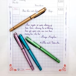 Thumbnail Bút mài thầy ánh SH081 dòng bút calligraphy ngòi S không gỉ, nét chữ thanh mảnh - Nhà Sách Tâm An 4