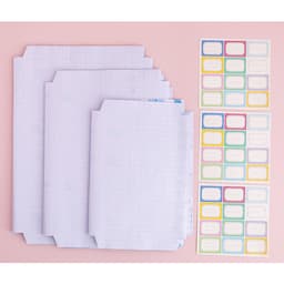 Thumbnail Decal bọc sách vở 5 tờ trong suốt nhiều size cho tập, sách giáo khoa, truyện, a4 - Nhà Sách Tâm An 3
