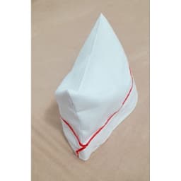 Thumbnail Mũ ca lô màu trắng viền đỏ chất vải kaki in hình búp măng non đội viên - Nhà Sách Tâm An 2