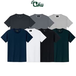 Thumbnail Áo thun nam Gấu 194 vải thun mè co dãn 4 chiều, phong cách thể thao - gym - bóng đá, from slim fit - MÈ TRƠN 2