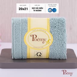 Thumbnail Khăn mặt em bé POÊMY SỌC GÂN KT 20x21cm - Đóng 1 cặp 2c cùng mầu 1