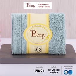 Thumbnail Khăn mặt em bé POÊMY SỌC GÂN KT 20x21cm - Đóng 1 cặp 2c cùng mầu 2