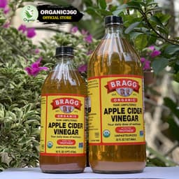 Thumbnail Giấm Táo Hữu Cơ Có Giấm Cái Organic Apple Cider Vinegar With The Mother 473ml 946ml BRAGG 3