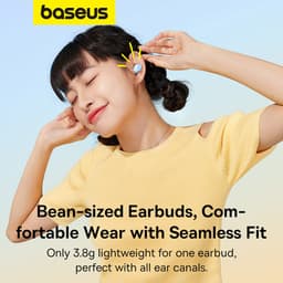 Thumbnail Tai nghe nhét tai không dây BASEUS WM02 bluetooth 5.3 TWS chống ồn thời lượng pin lên đến 25 giờ 4