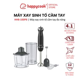 Thumbnail Máy Xay Cầm Tay 4 In 1 Đa Năng 1000W HAPPYCOOK, Máy Làm Sinh Tố, Đánh Kem, Đánh Trứng 1