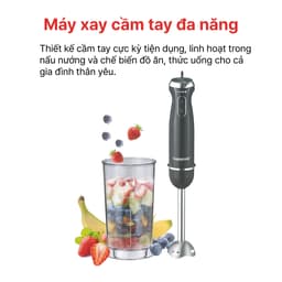 Thumbnail Máy Xay Cầm Tay 4 In 1 Đa Năng 1000W HAPPYCOOK, Máy Làm Sinh Tố, Đánh Kem, Đánh Trứng 2