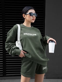Thumbnail Quần short nỉ nữ Fitme dày dặn năng động - QNAC 3