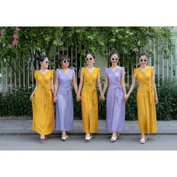 Thumbnail Đầm dáng dài tay tiên thướt tha xinh xắn 1