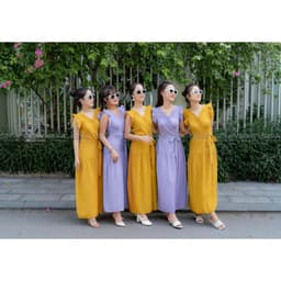 Thumbnail Đầm dáng dài tay tiên thướt tha xinh xắn 2