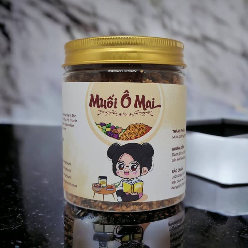 Ảnh Muối Ô mai Trạm ngọt Yumi hũ 250g chấm hoa quả thơm ngon đặc biệt chuẩn vệ sinh 4