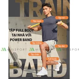 Thumbnail Dây Kháng Lực Tập Gym Powerband Bổ Trợ Tăng Sức Nặng Cho Các Bài Tập Toàn Thân MixSport DKL01 2