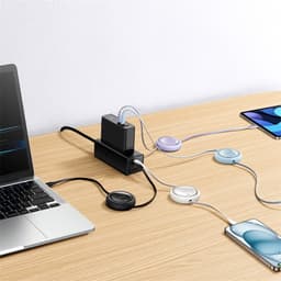 Thumbnail Dây sạc nhanh 2 đầu Baseus Free2Draw Mini Retractable Type-C to Type-C 100W 1m 3