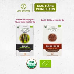 Thumbnail Gạo lứt hữu cơ Hoa Sữa 1kg vị ngọt đậm, thơm dẻo 1