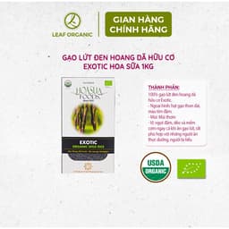Thumbnail Gạo lứt hữu cơ Hoa Sữa 1kg vị ngọt đậm, thơm dẻo 2