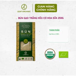 Thumbnail Bún gạo hữu cơ Hoa Sữa Foods 250g/hộp Sợi mềm dai, không bị nhũn 2