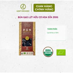 Thumbnail Bún gạo hữu cơ Hoa Sữa Foods 250g/hộp Sợi mềm dai, không bị nhũn 3