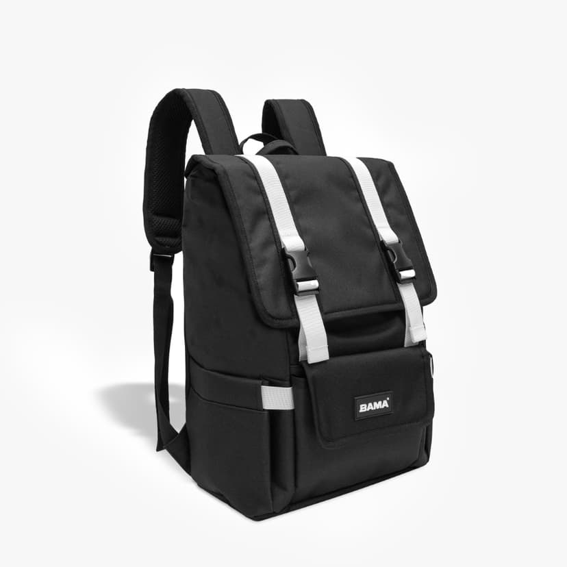 Ảnh Balo du lịch làm BAMA Urban Backpack chống nước nhiều ngăn, cặp sách đi học đựng laptop 15 6 inch 2