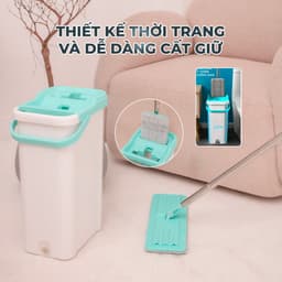 Thumbnail Bộ lau nhà MyJae thông minh Maxi 360 độ sợi Fiber lau sạch nhanh khô 125cm 3
