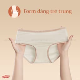 Thumbnail Quần lót nữ cotton cạp eo mỏng Venus Charm 09207 2