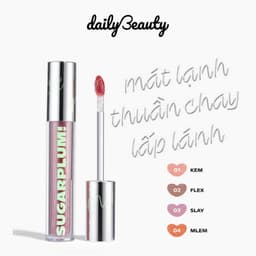 Thumbnail Son Nhũ Bóng OFÉLIA SUGARPLUM MintyIce Sparkling Gloss Căng Mọng, Lấp Lánh Daily Beauty 4
