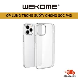 Thumbnail Ốp lưng Trong suốt Cao Cấp bảo vệ viền Camera P43 KOLEAD  IPhone 11 12 13 14 15 16 PRO PROMAX PLUS 1