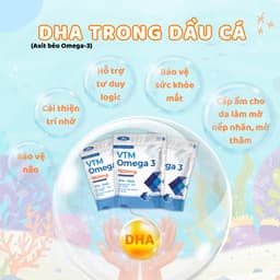 Thumbnail Viên uống dầu cá VTM OMEGA 3 tăng cường thị lực, bảo vệ tim mạch - gói 100v 3