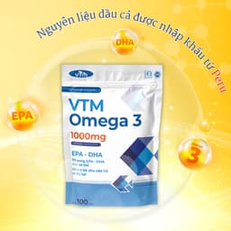 Thumbnail Viên uống dầu cá VTM OMEGA 3 tăng cường thị lực, bảo vệ tim mạch - gói 100v 4